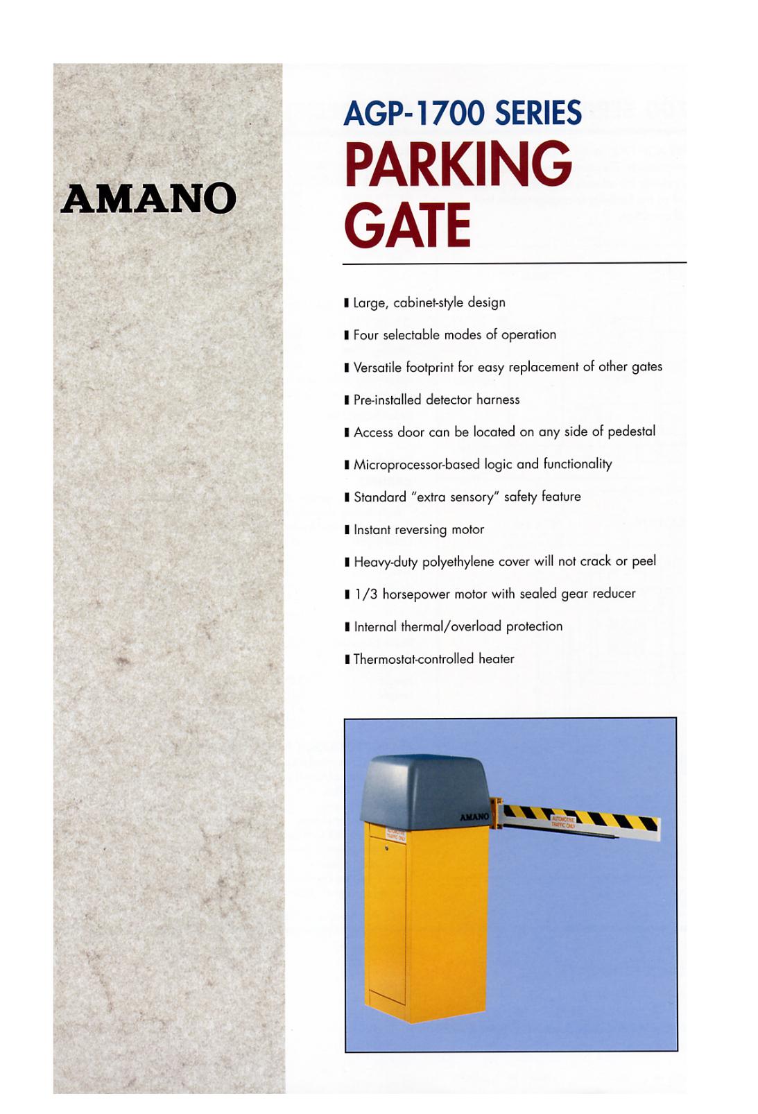 Automation Barrier S-328 Specification