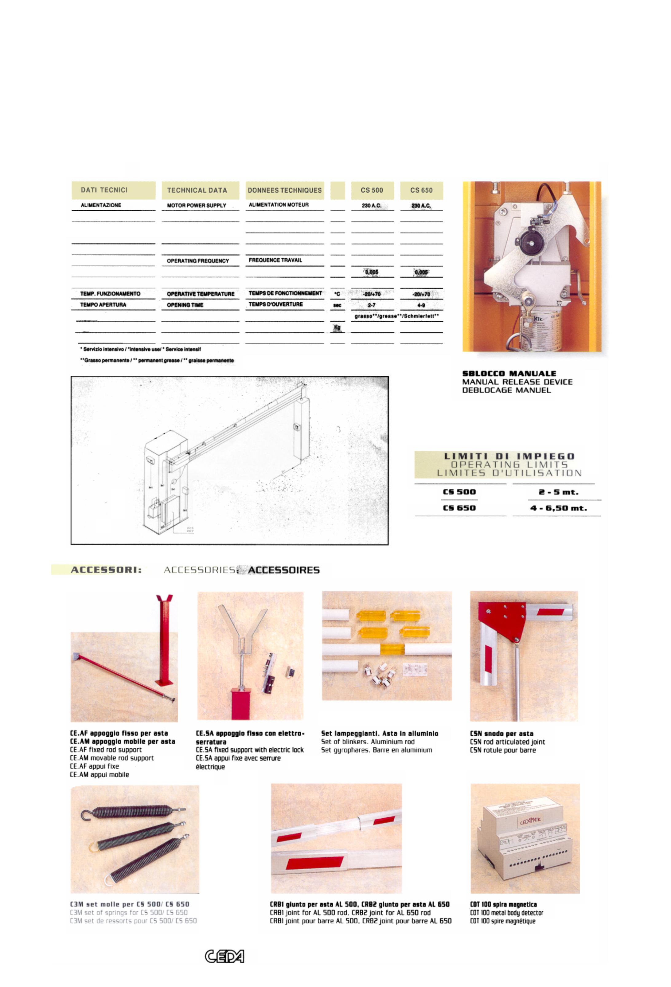 Triangle Barrier T-3 Specifications
