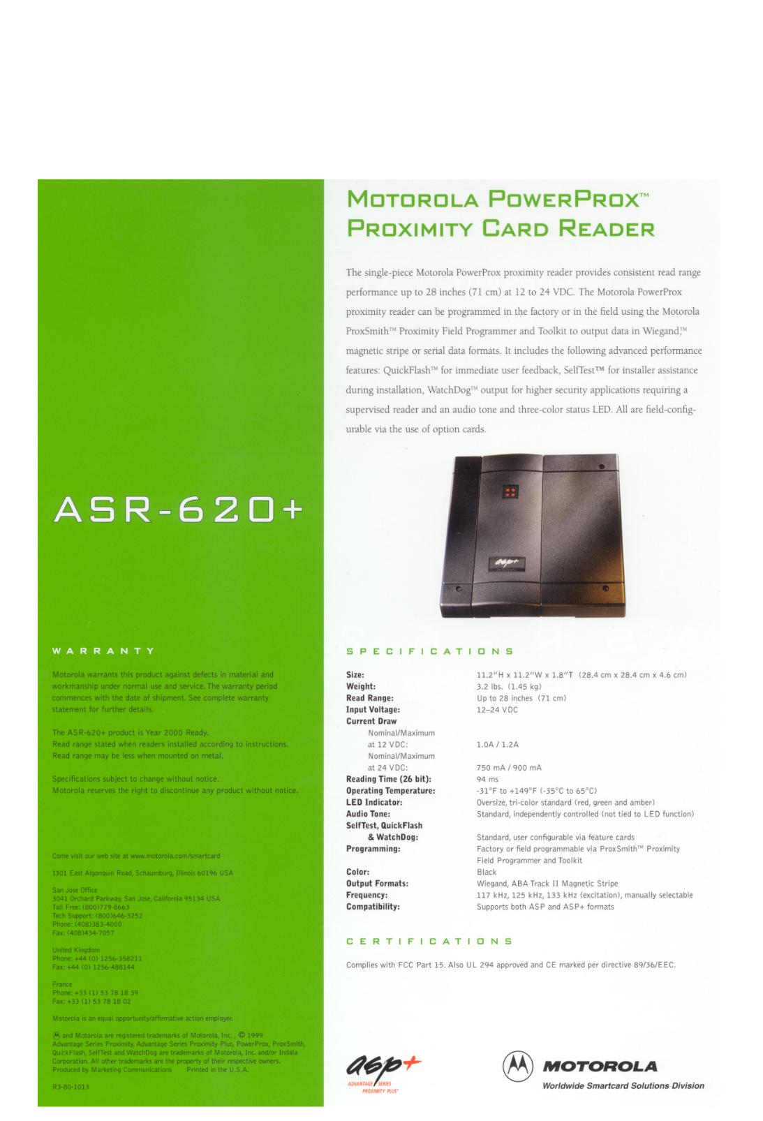 Automation Barrier S-328 Specification