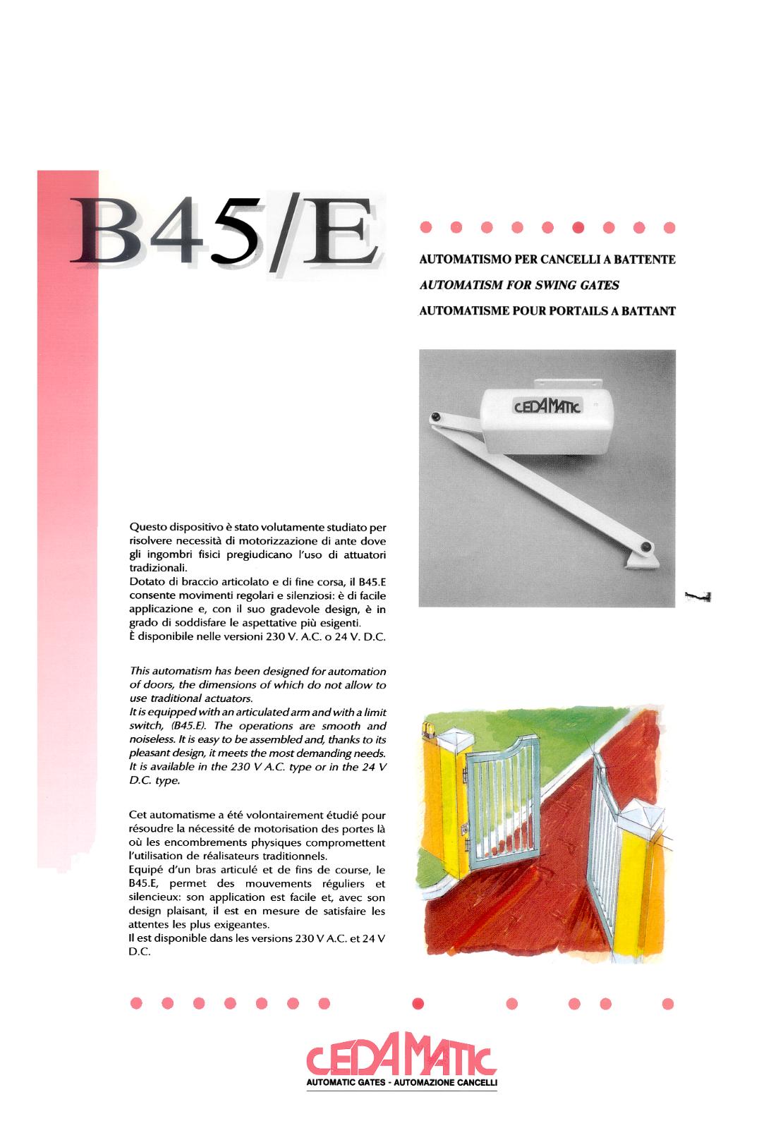 Automation Barrier S-328 Specification