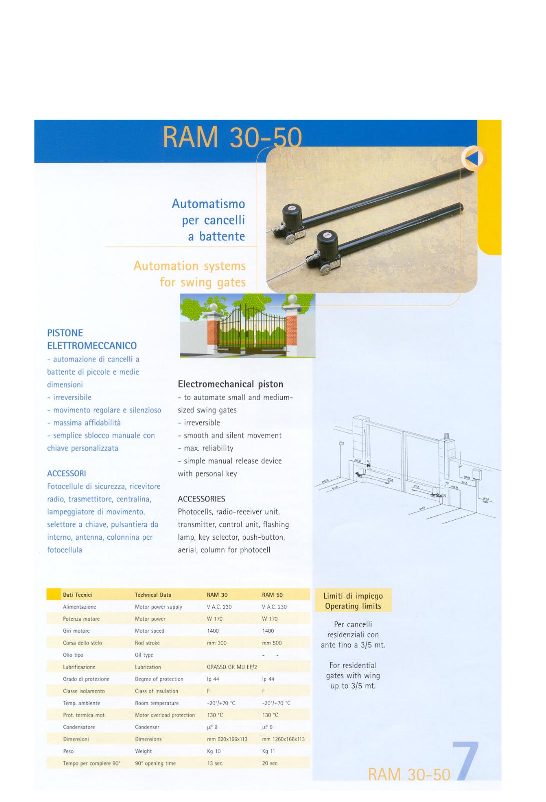 Automation Barrier S-328 Specification