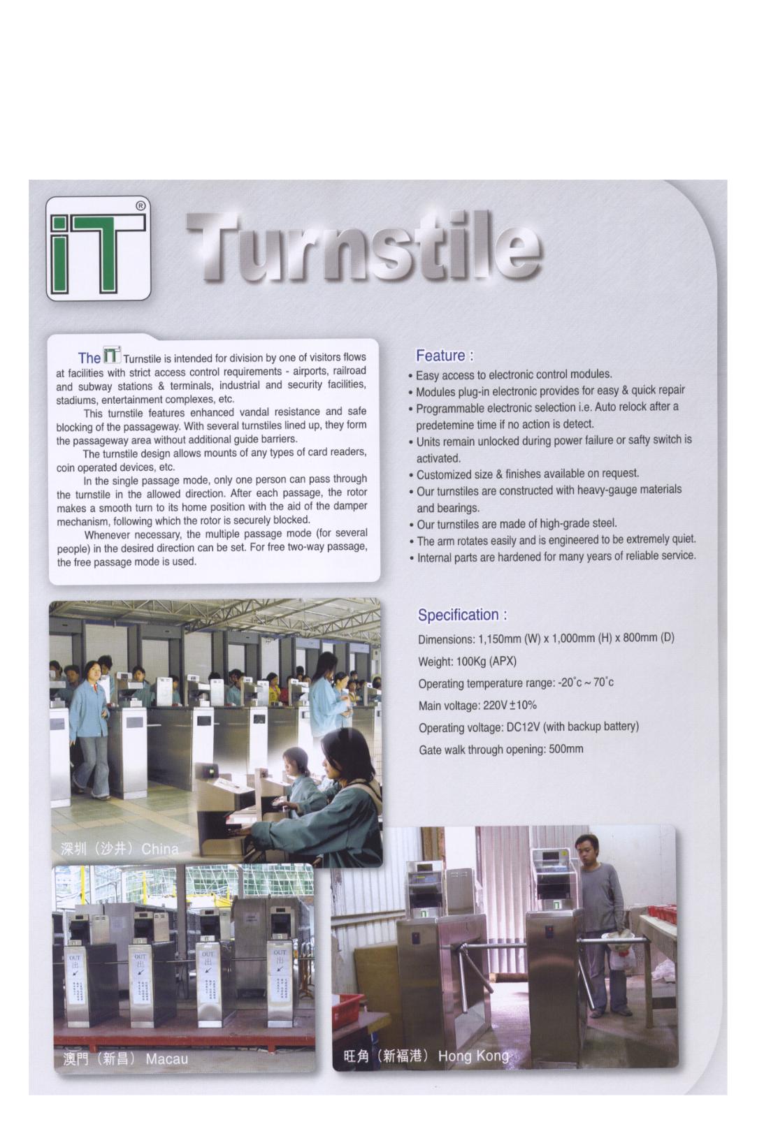Tornelli Turnstiles