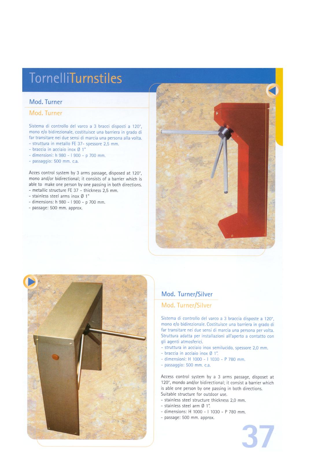 Tornelli Turnstiles